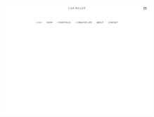 Tablet Screenshot of lisa-miller.com